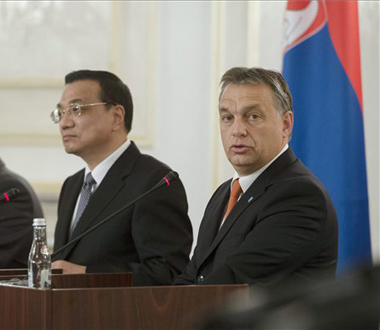 Viktor Orbán， 中国总理李克强