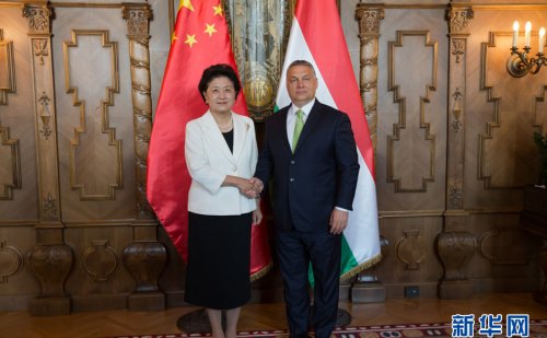 刘延东会见匈牙利总理Orbán Viktor